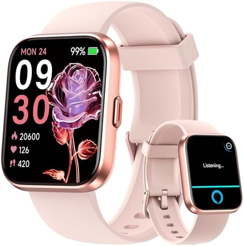 Smart Watch – Fitness Tracker Smartwatch with Heart Rate, Notifications & Sports Modes
