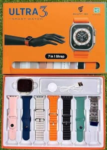 Smart Watch with 7 Interchangeable Straps