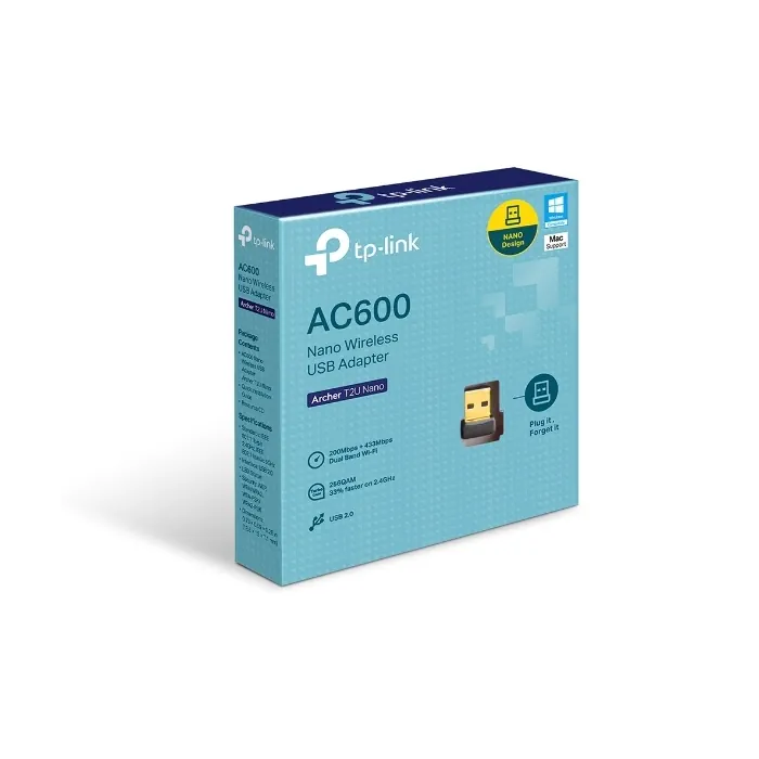 TP-Link Archer T2U Nano AC600 Wireless USB Adapter - Image 3
