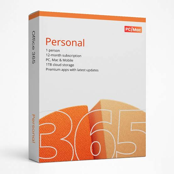 Microsoft 365 Personal 1 User 12 Months